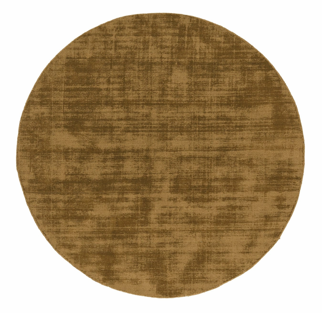 Tatum Caramel Handwoven PET Round Rugmodern color block patchwork rug
