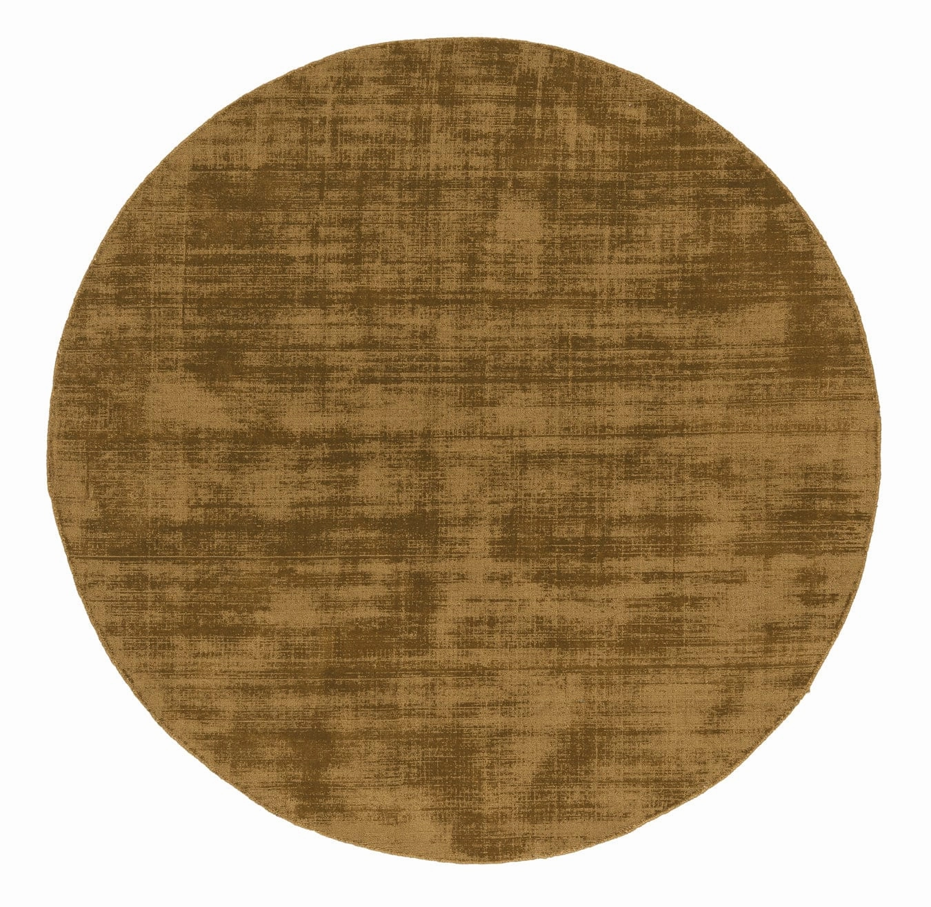 Tatum Caramel Handwoven PET Round Rugmodern color block patchwork rug