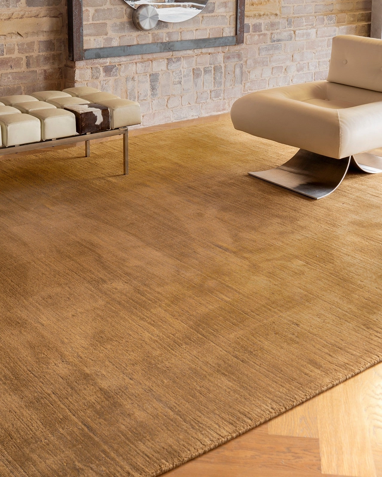 Tatum Caramel Handwoven PET Rug