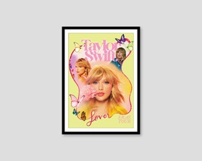 Taylor Swift "Era's Tour" Lover Printmodern abstract painting decor
