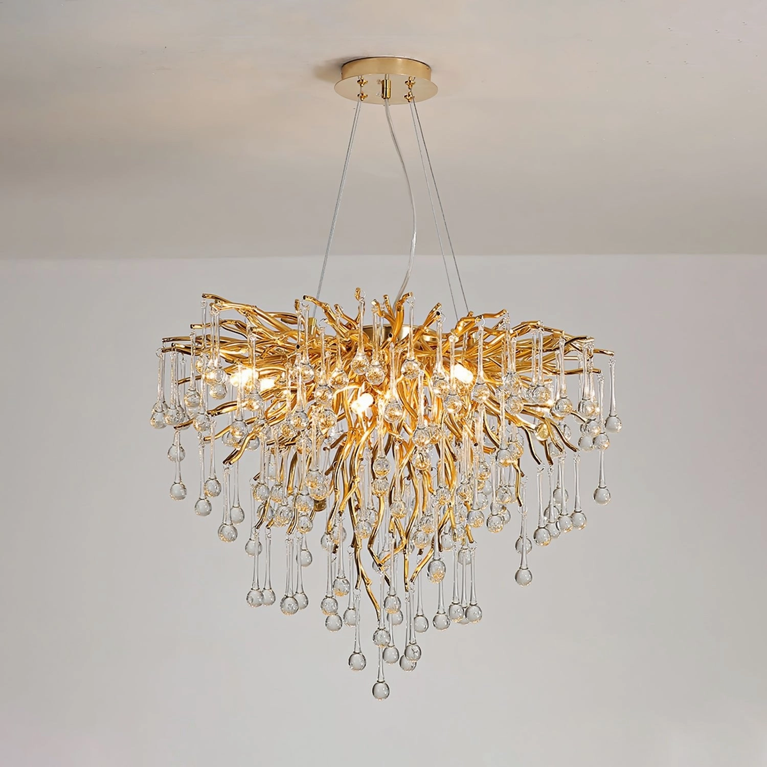 Teardrop Crystal Chandelier