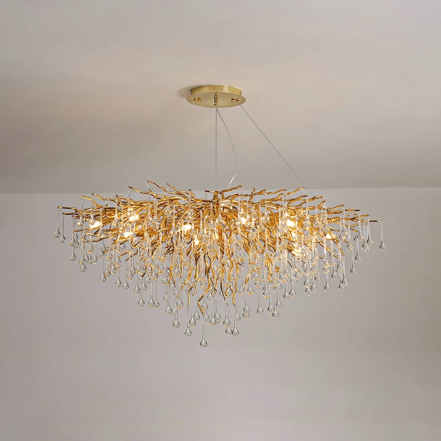 Teardrop Crystal Chandelier