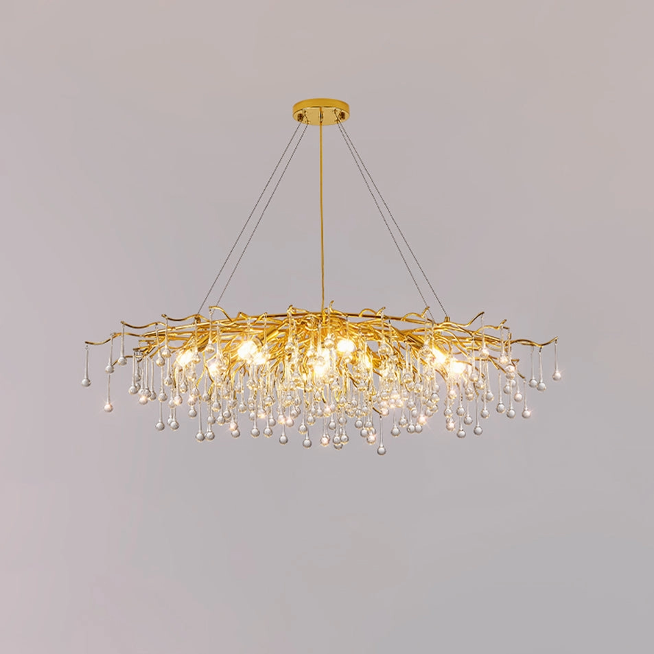 Teardrop Crystal Chandelier
