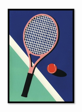 Tennis Racket, Posterpop culture themed posters
