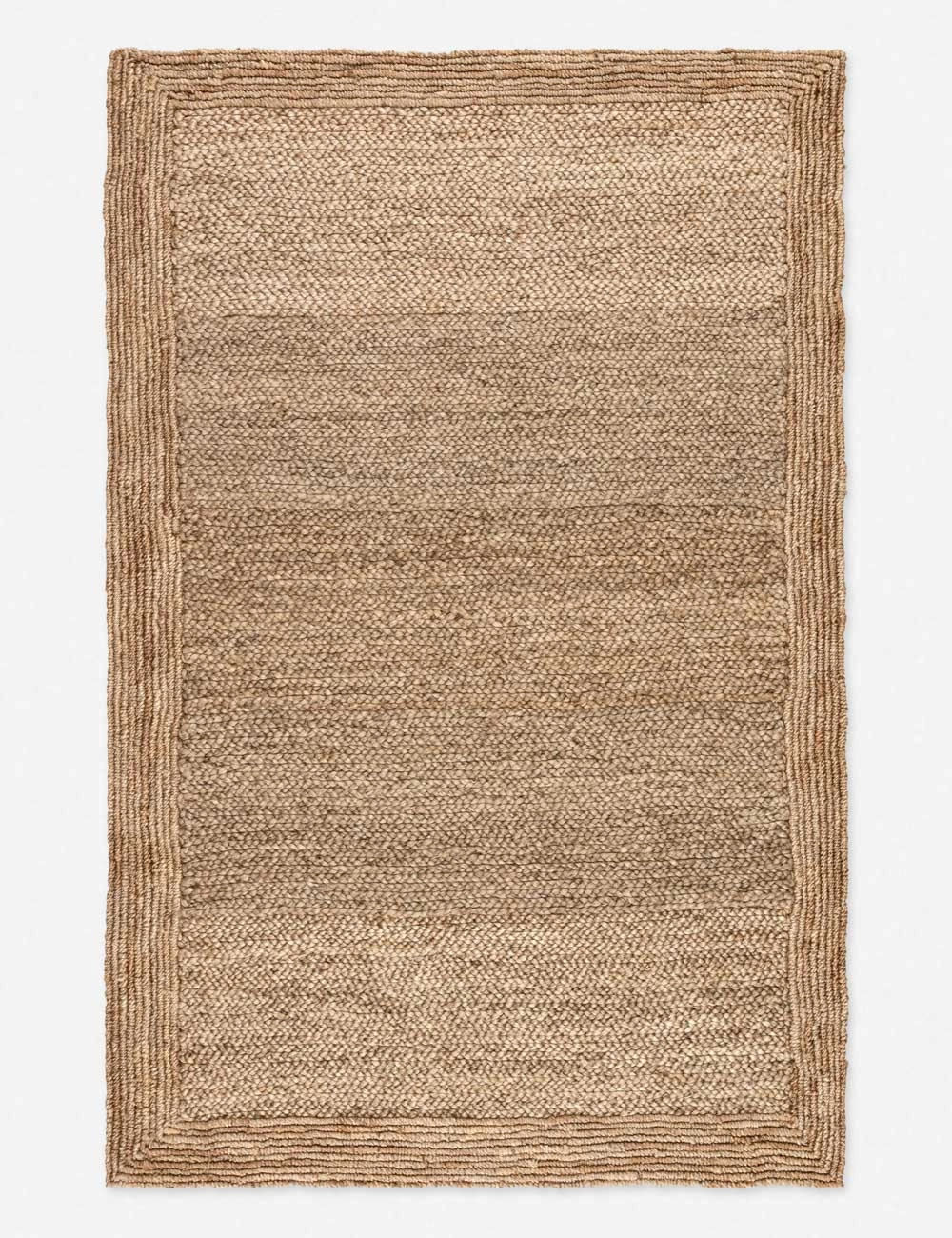 Teodoro Handwoven Jute Rugmodern color block patchwork rug