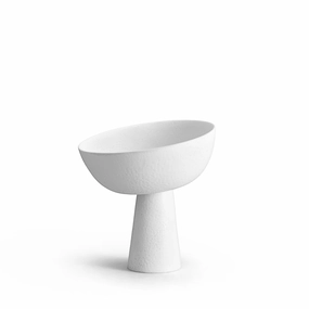 Terra Bowl on Stand - Small - Stonenordic minimalist vase