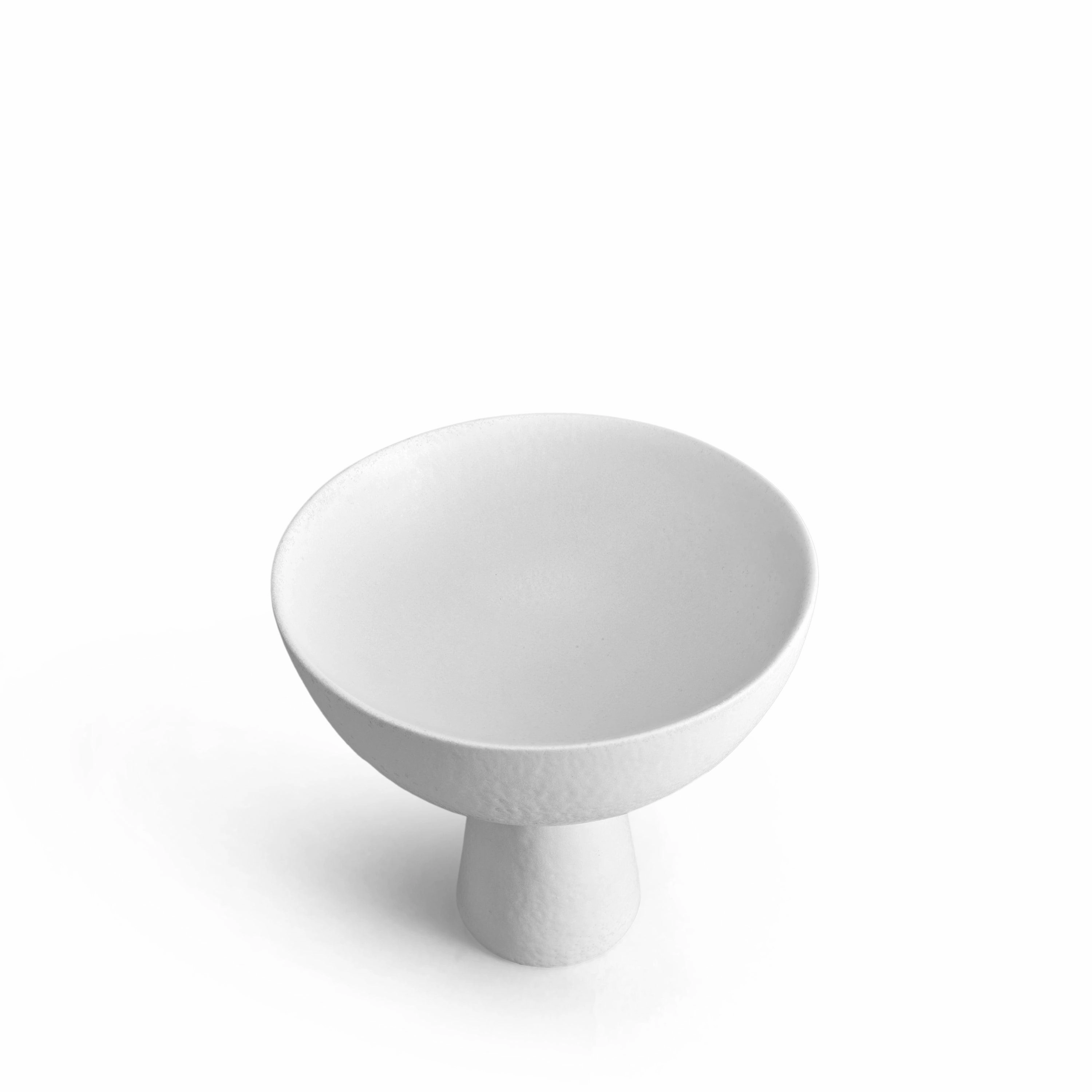 Terra Bowl on Stand - Small - Stone