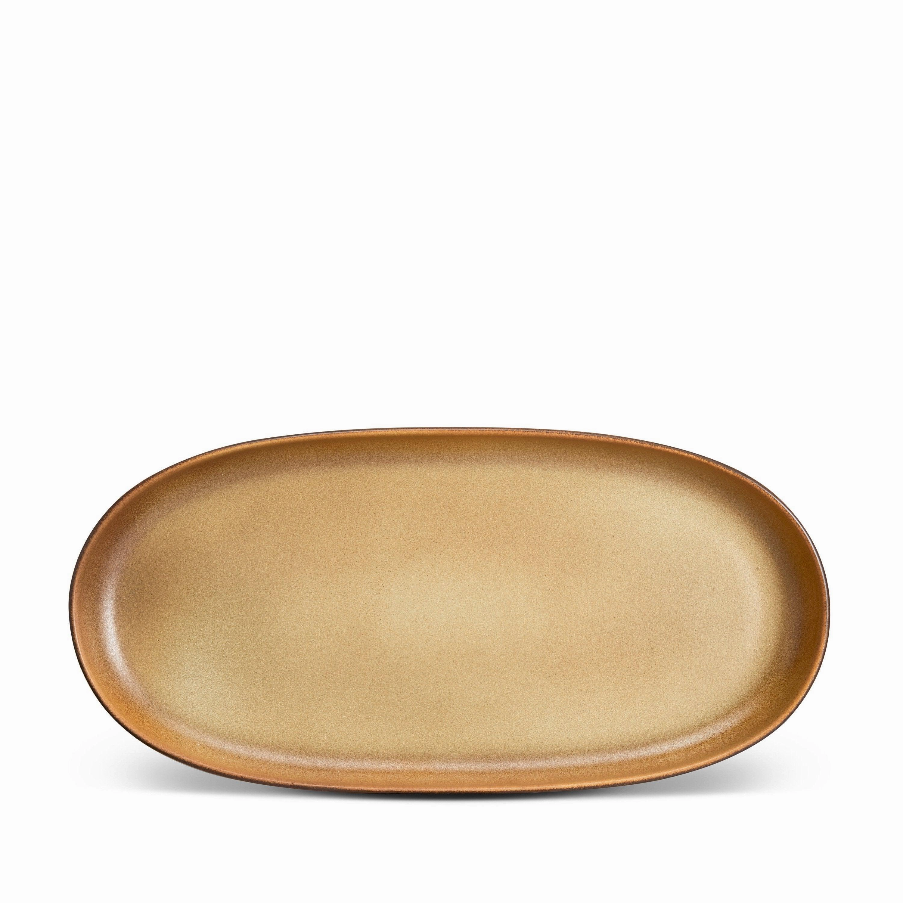Terra Oval Platter - Leather