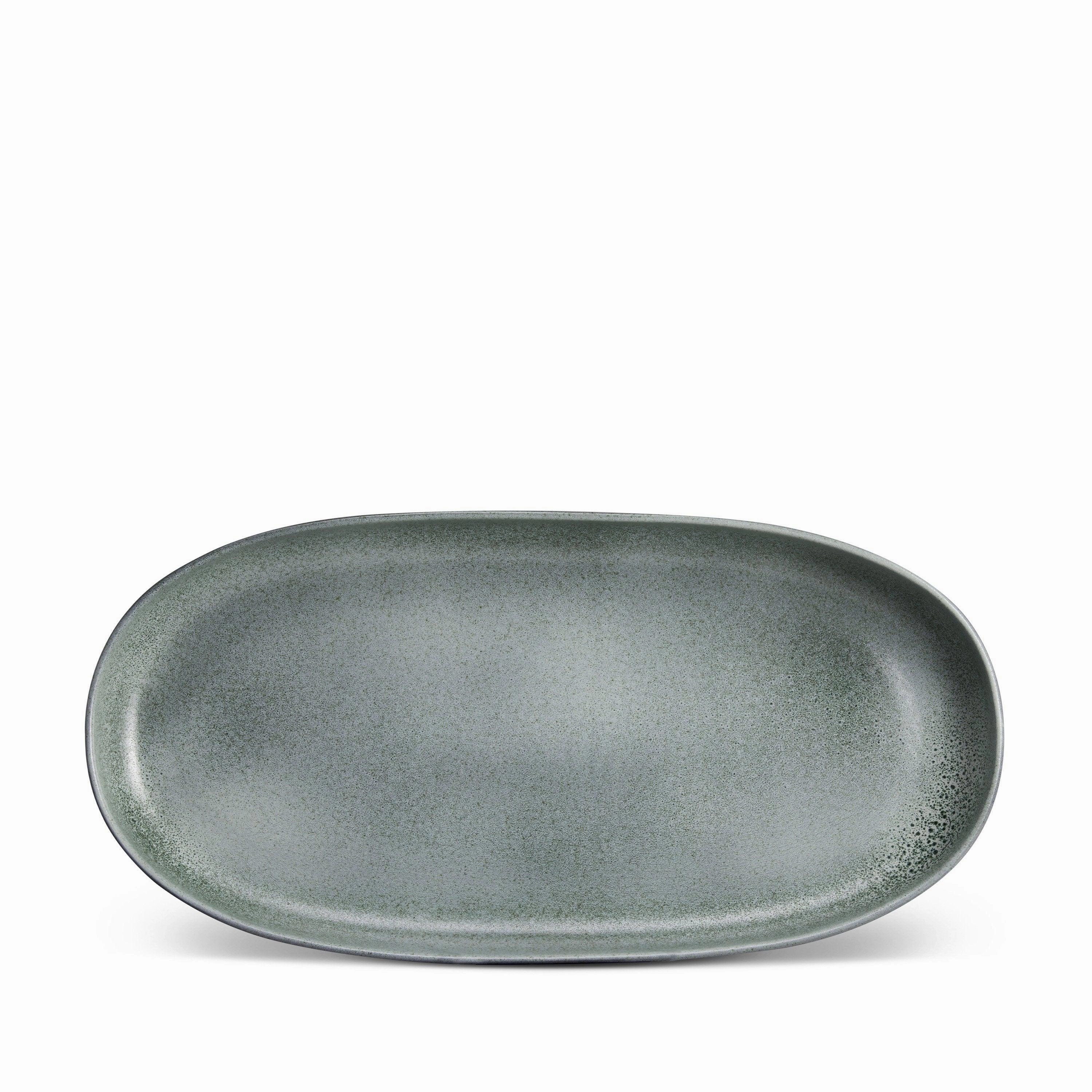 Terra Oval Platter - Seafoam