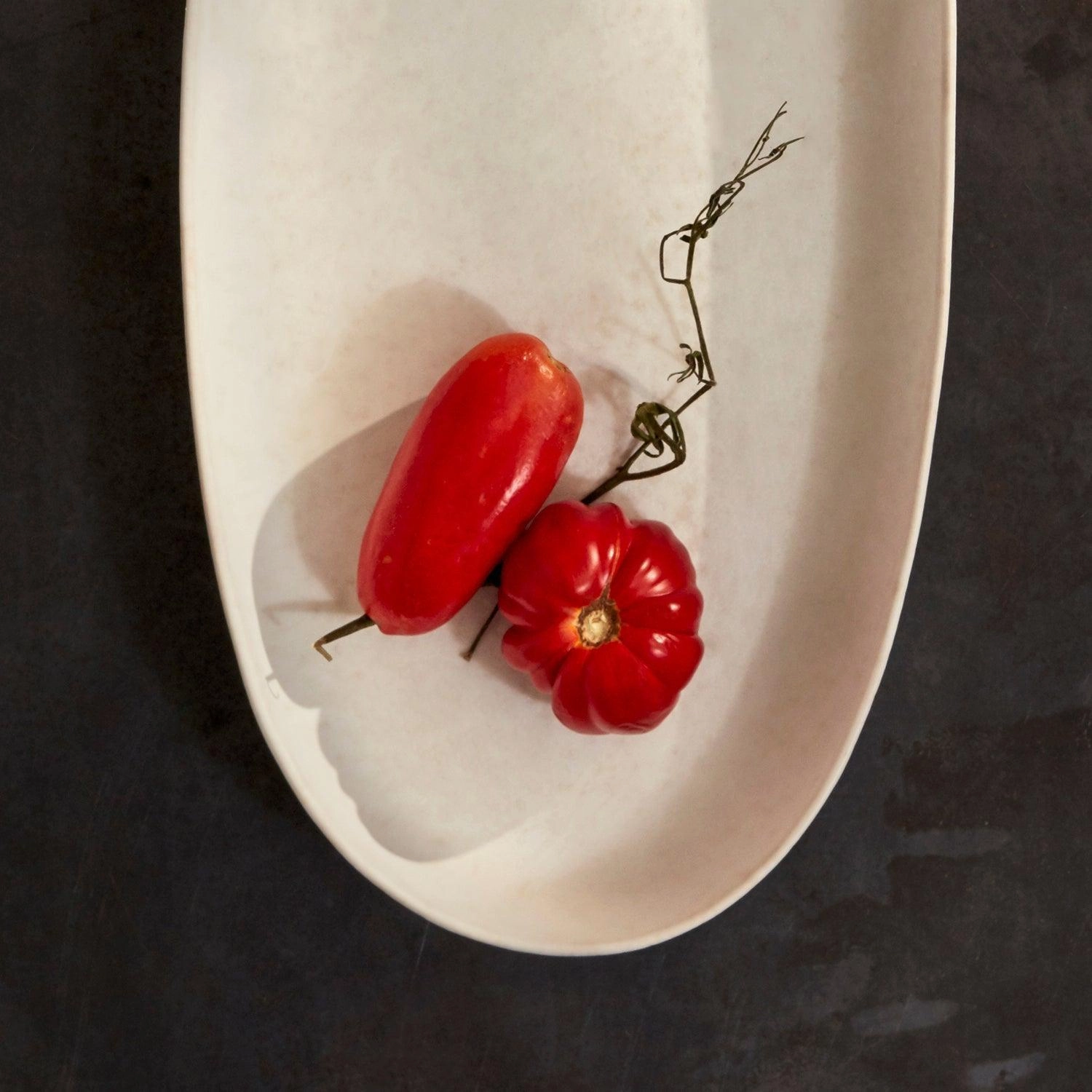 Terra Oval Platter - Stone