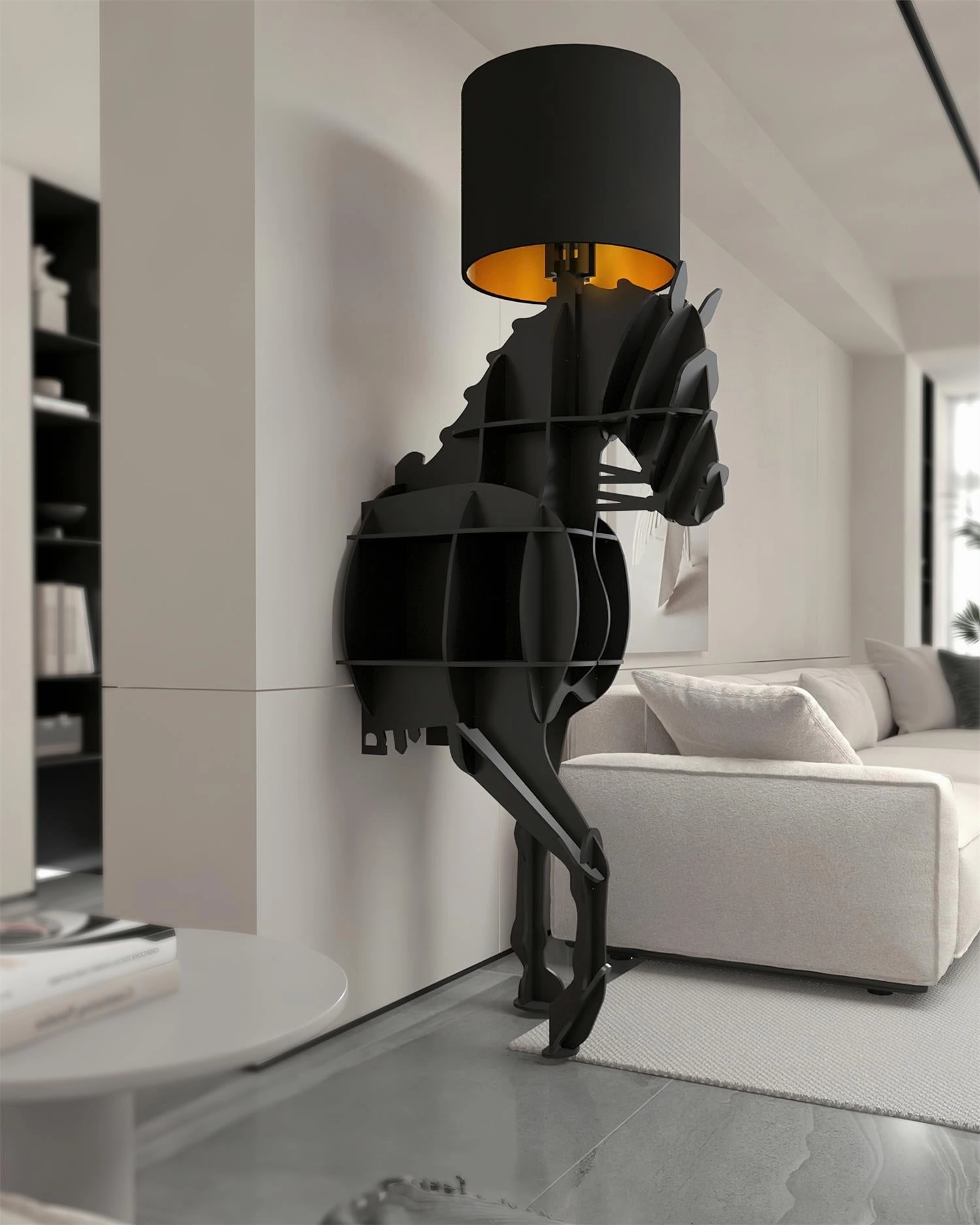 Tete Horse Floor Lamp