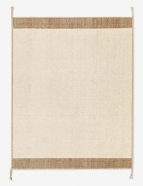 Tetty Handwoven Wool Rugmodern color block patchwork rug