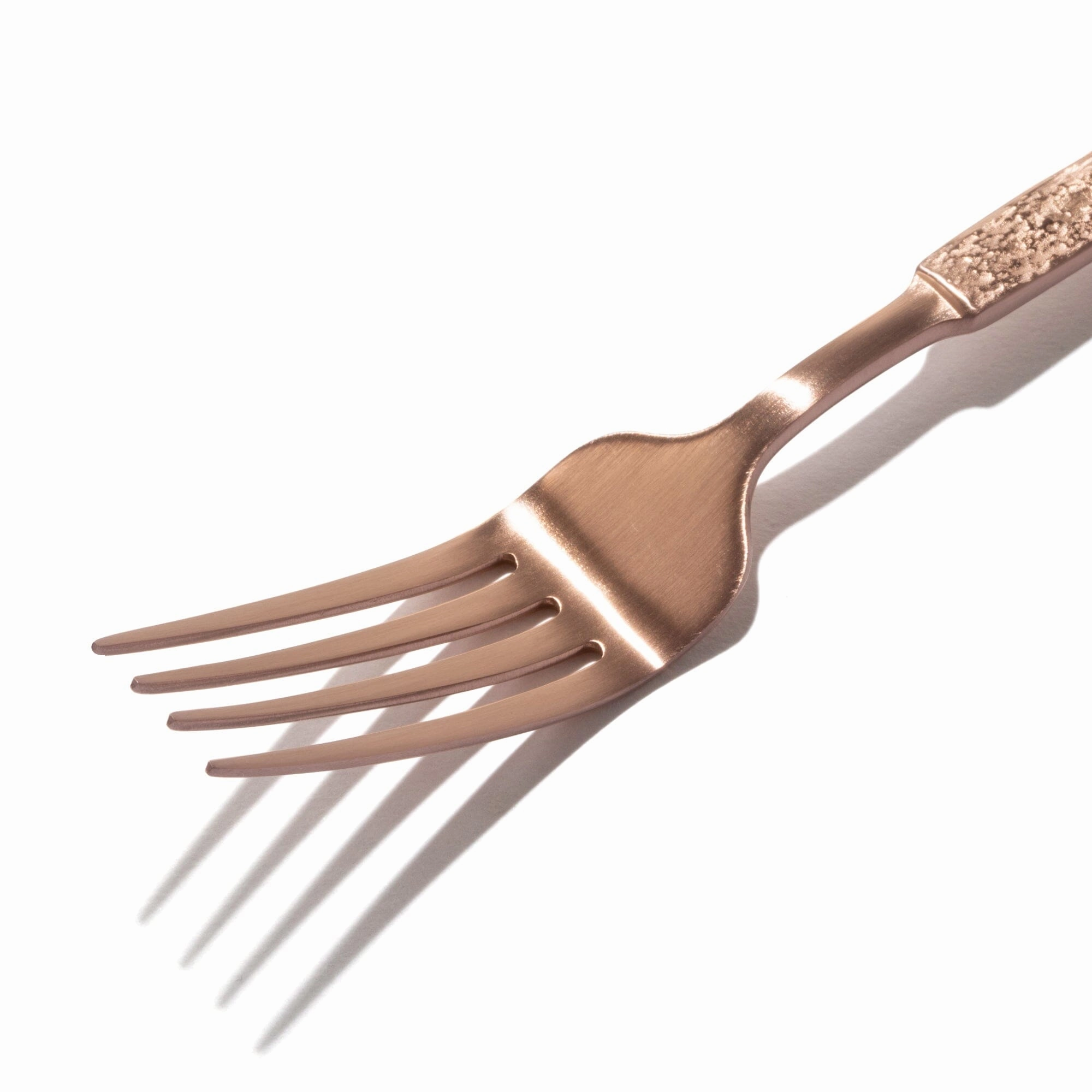 Texture Dinner Fork  Copper