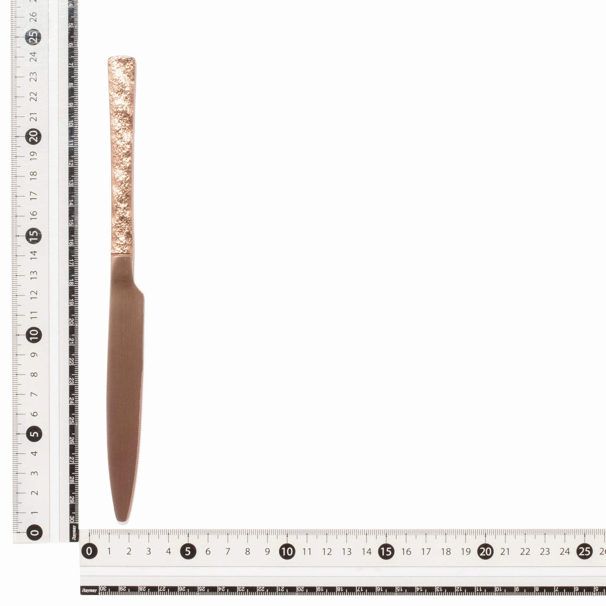 Texture Dinner Knife  Copper