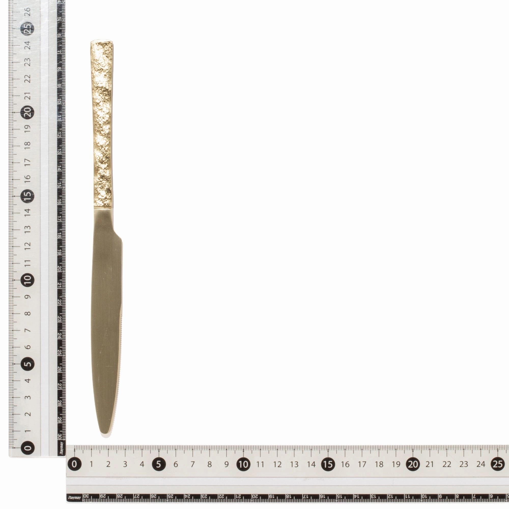 Texture Dinner Knife  Gold