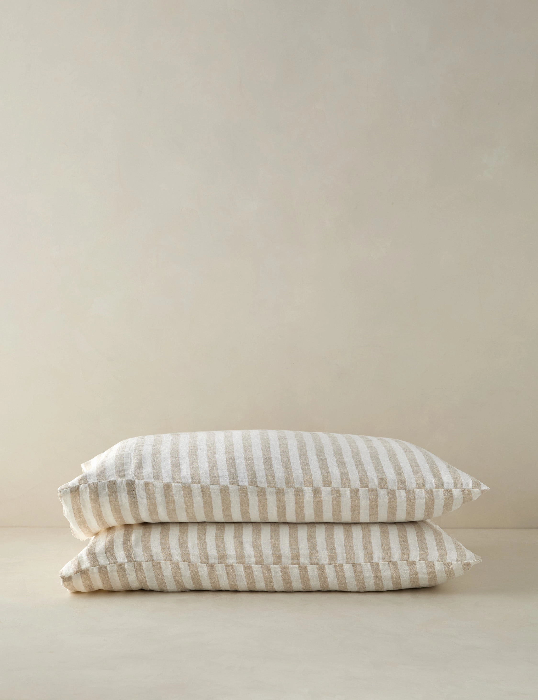 Thayer Striped European Flax Linen? Pillowcases (Set of 2)bedding sets ,throw blankets 