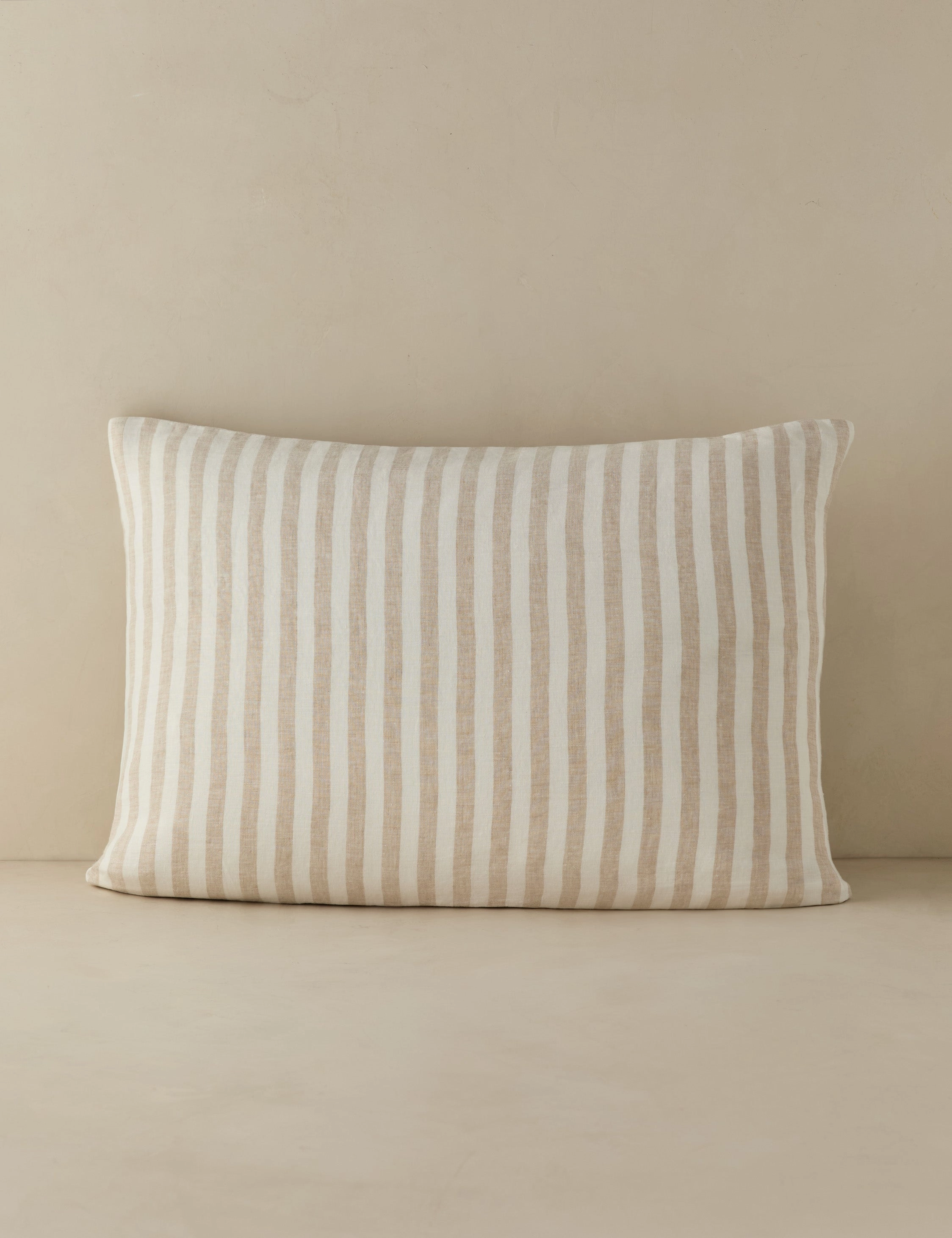 Thayer Striped European Flax Linen? Sham