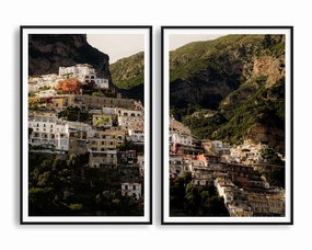 The Amalfi Coast Set INCLUDES TWO PRINTSnordic style wall decor