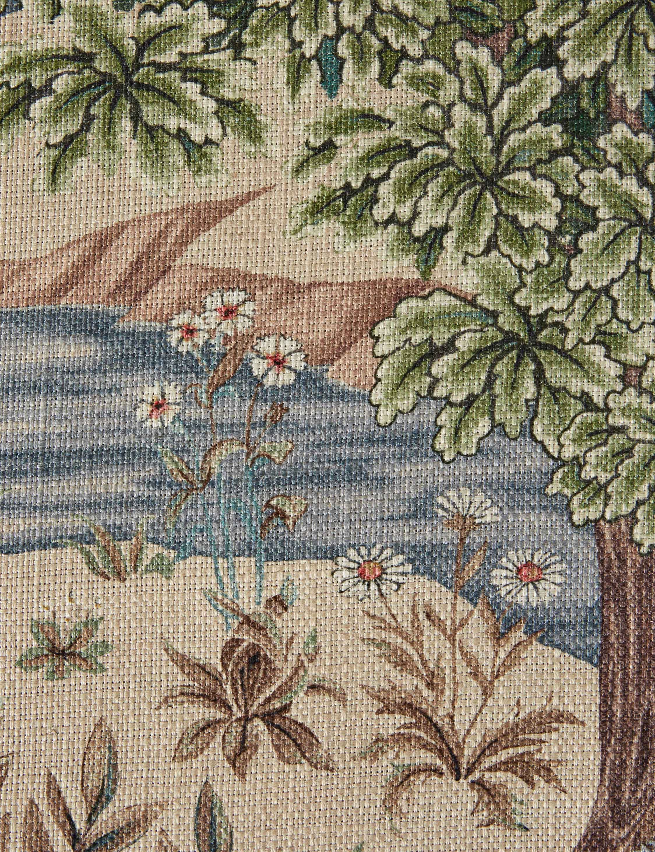 The Brook Tapestry Viscose Fabric by Morris & Co.