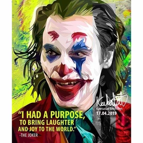 The Joker DC Comics Purpose Pop Art Poster Wall Decoration Drawingmodern abstract painting decor
