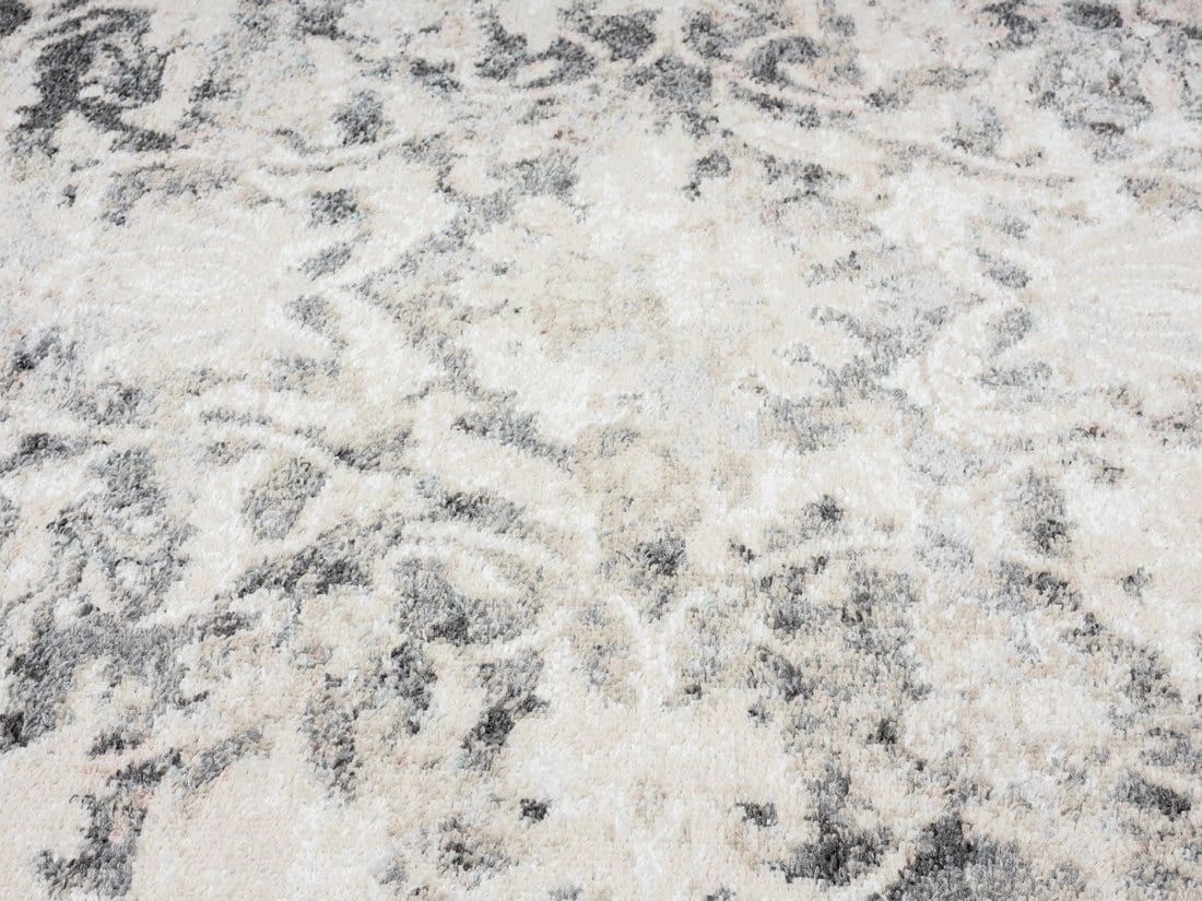 Thea Cream And Grey Traditional Medallion Floral Rug *NO RETURNS UNLESS FAULTY