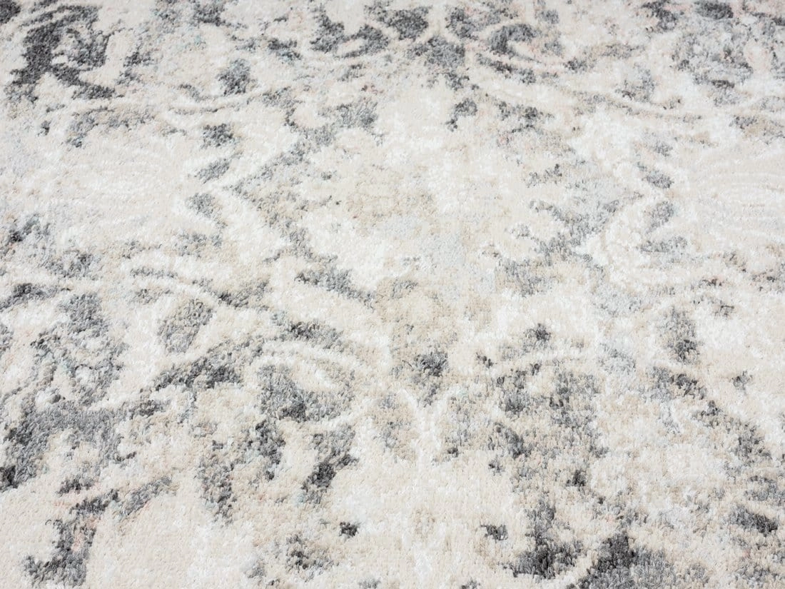 Thea Cream And Grey Traditional Medallion Floral Rug *NO RETURNS UNLESS FAULTY