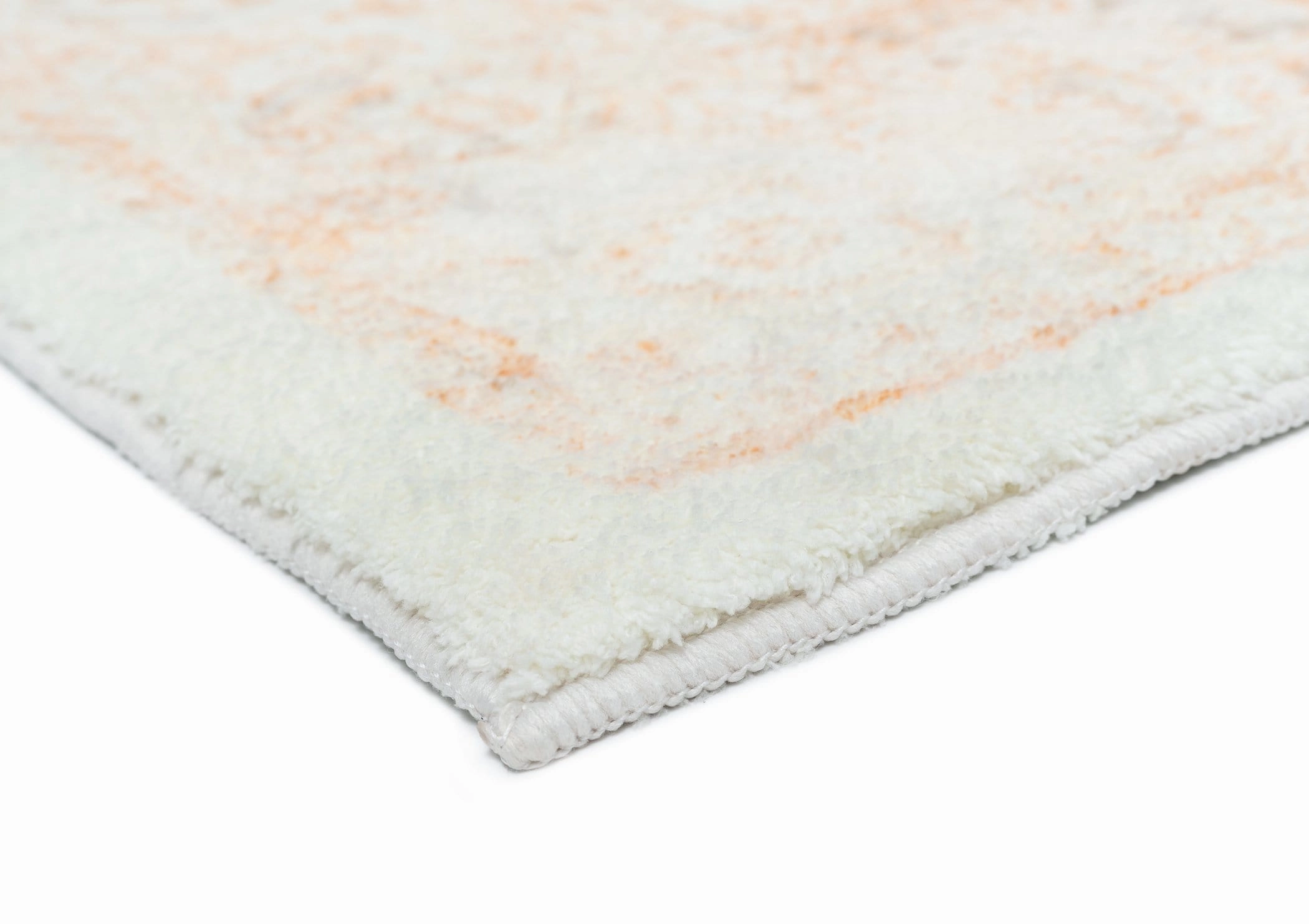 Theodora Orange and Beige Distressed Washable Runner Rug *NO RETURNS UNLESS FAULTY