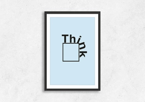 Think Outside The Box 4modern abstract painting decor