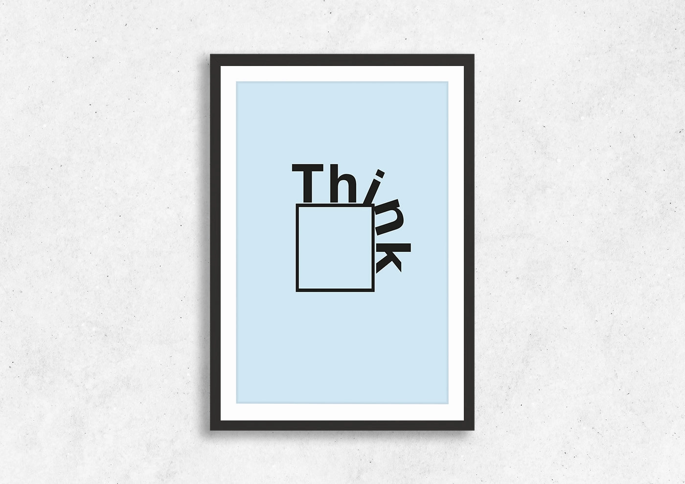 Think Outside The Box 4modern abstract painting decor