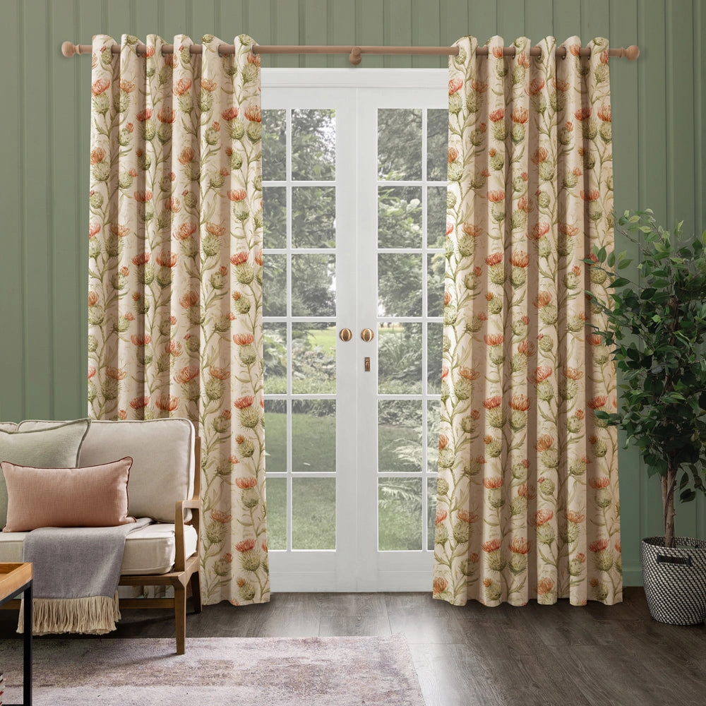 Thistle Glen Printed Made to Measure Curtains Autumn