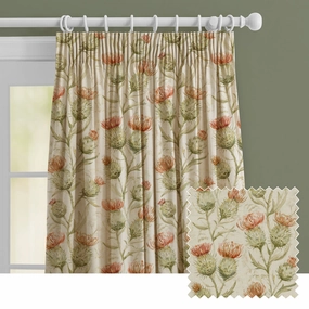 Thistle Glen Printed Made to Measure Curtains Autumnhome decor ,wall decor 