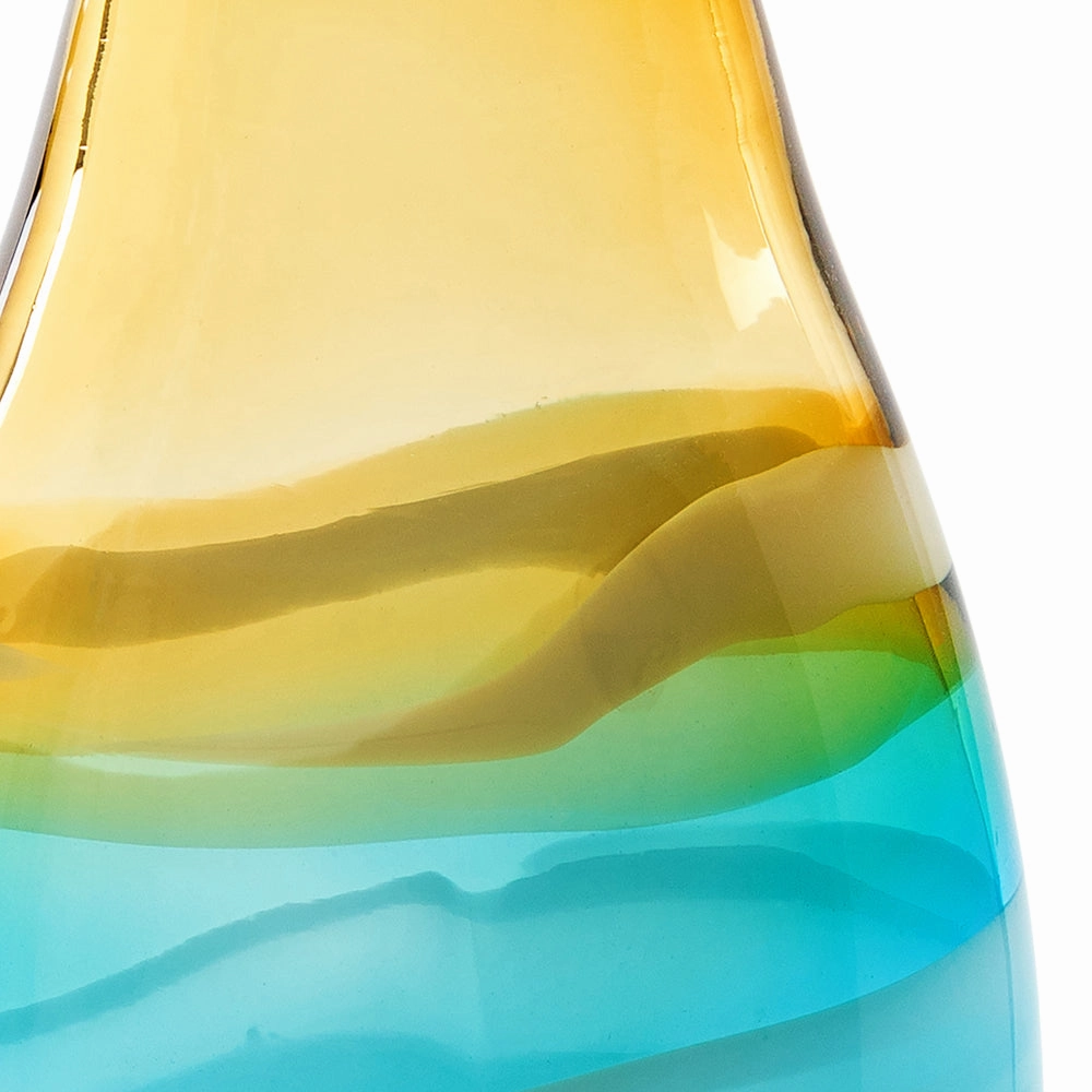 Thorin Hand-Blown Vase Aqua