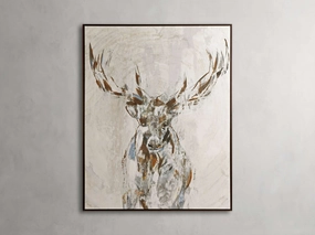 Through the Blizzard Framed Printnordic style wall decor