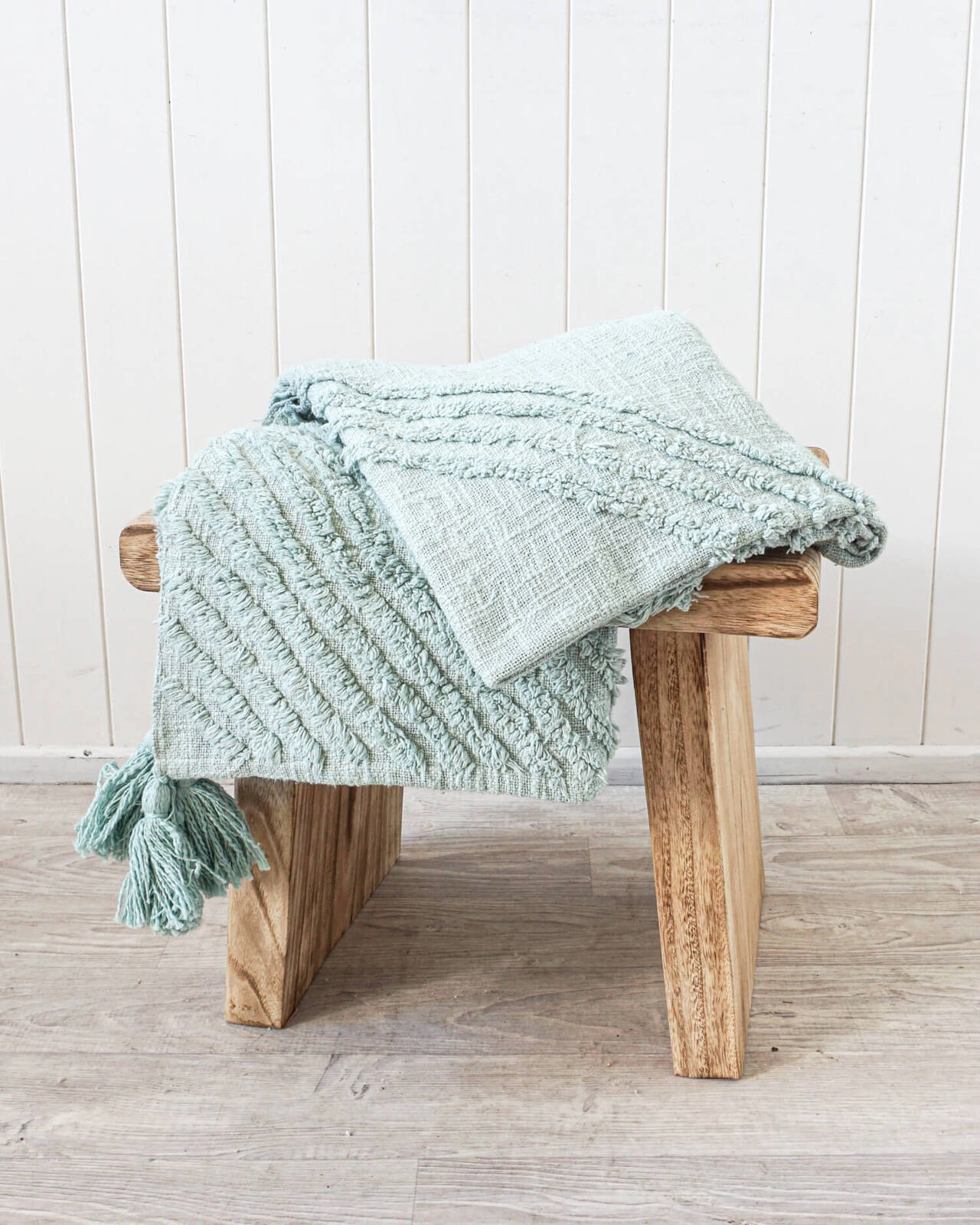 Throw Blanket - Burleigh - Sage Green - 125x150