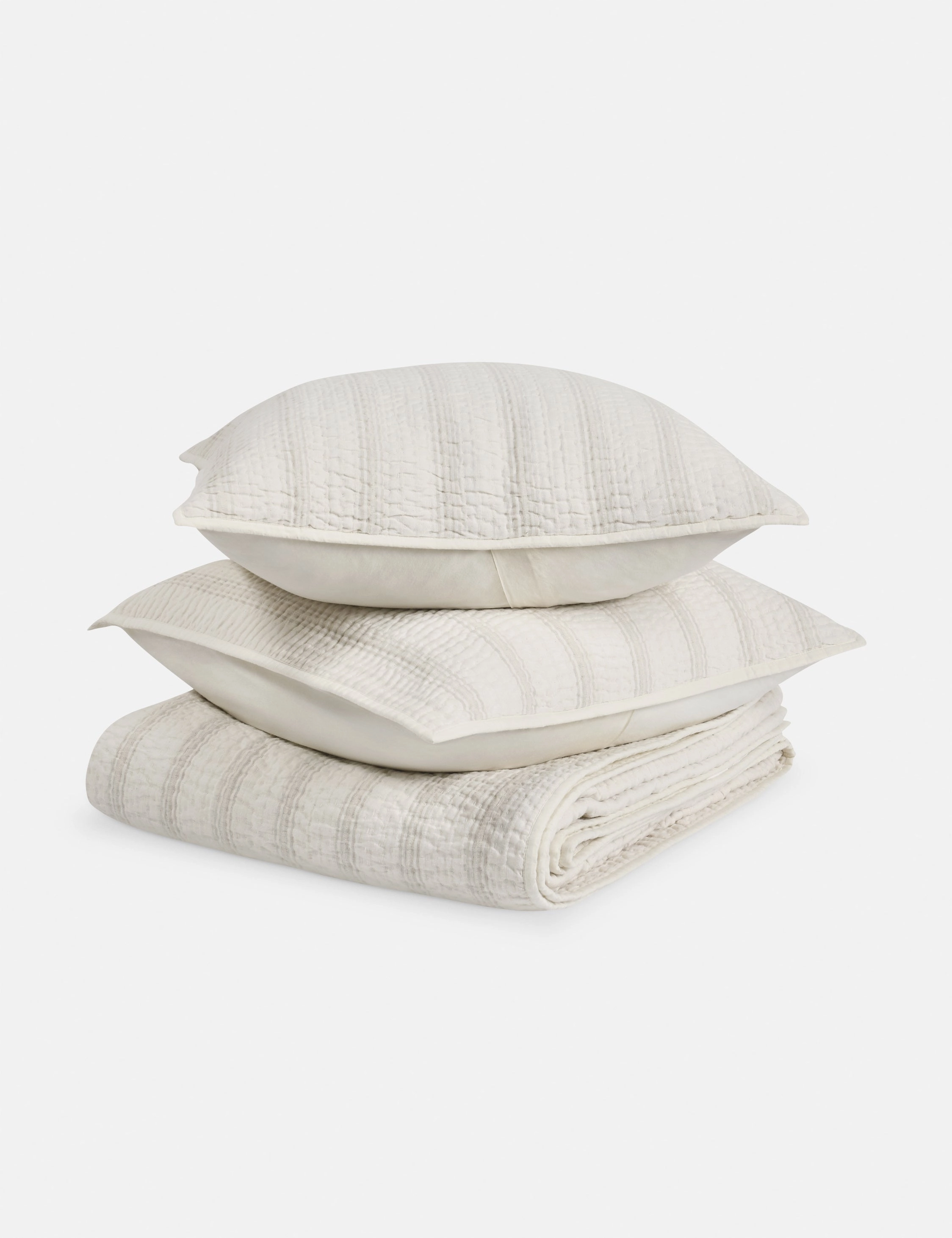 Tiah Linen-Blend Quilt