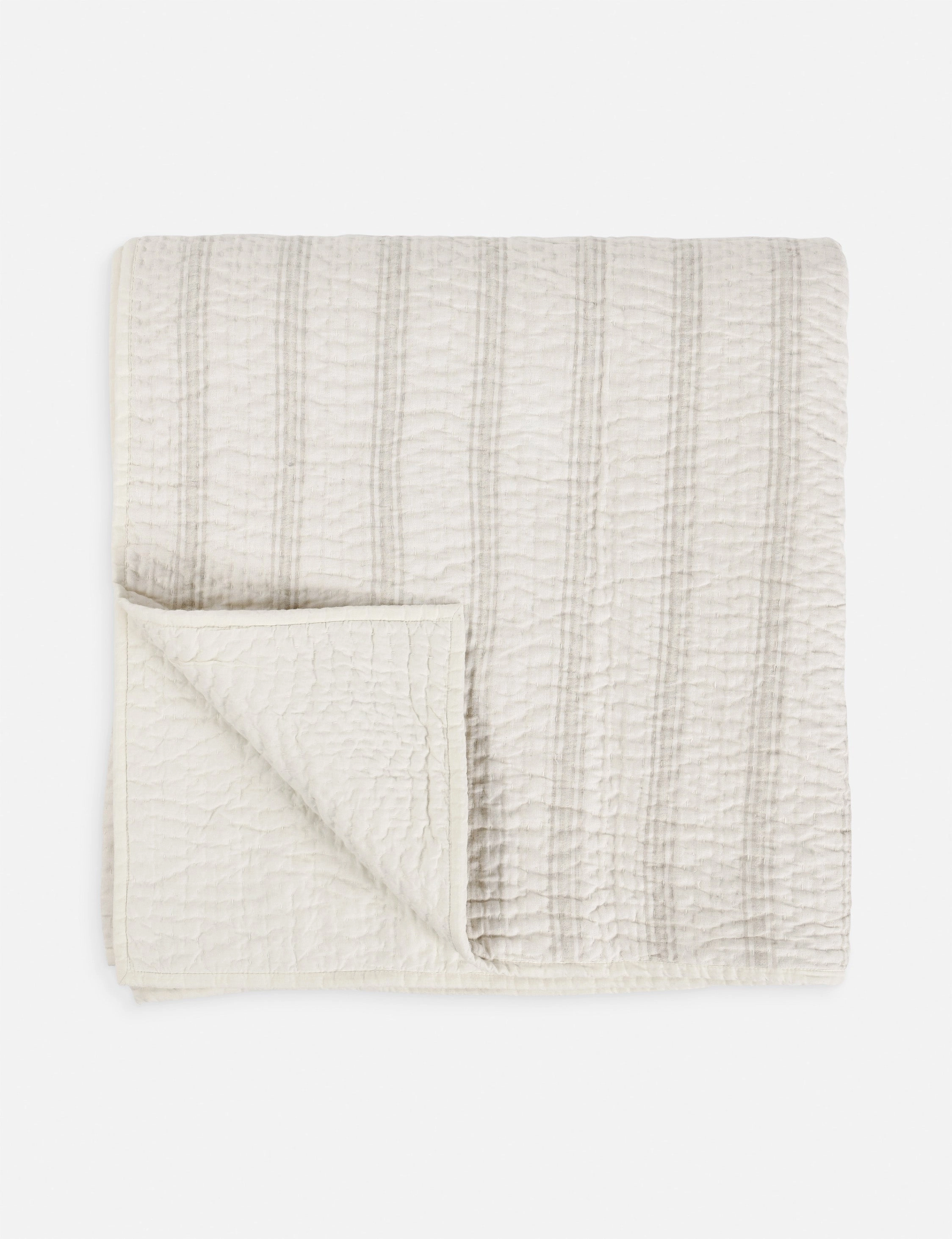 Tiah Linen-Blend Quiltbedding sets ,throw blankets 