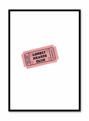 Ticket for One, Posterpop culture themed posters