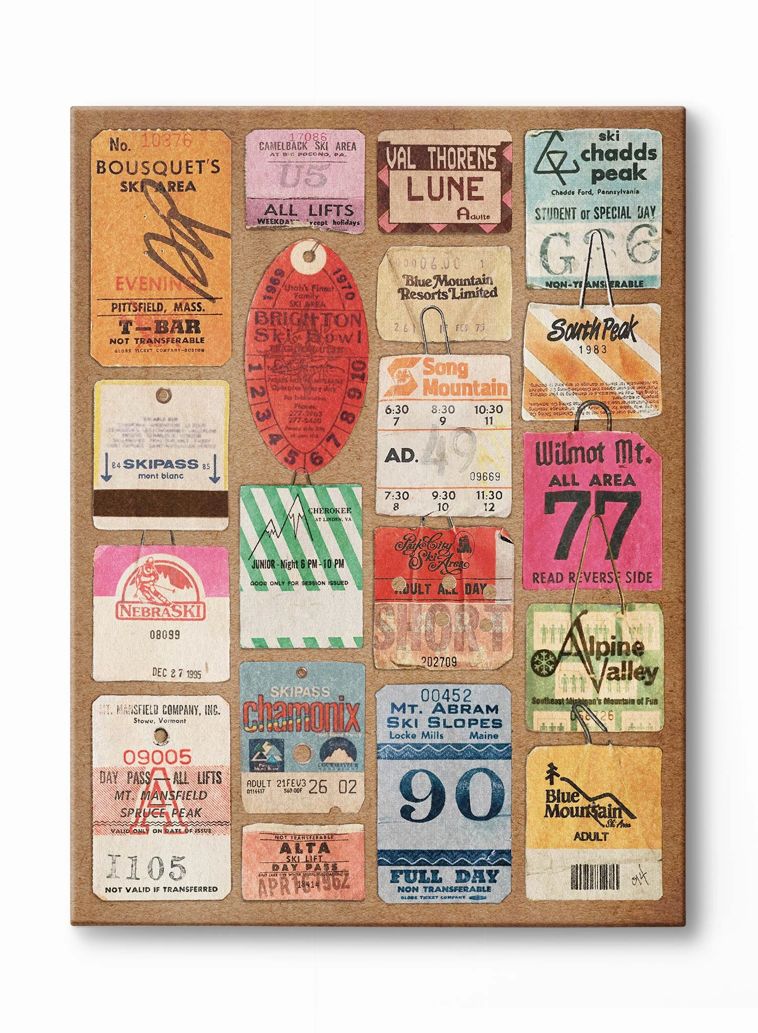 Ticket to Glide, Canvasindoor decorative canvas print