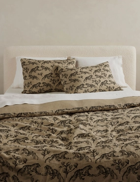 Tiger Hemp Duvet Cover by Sarah Sherman Samuelbedding sets ,throw blankets 