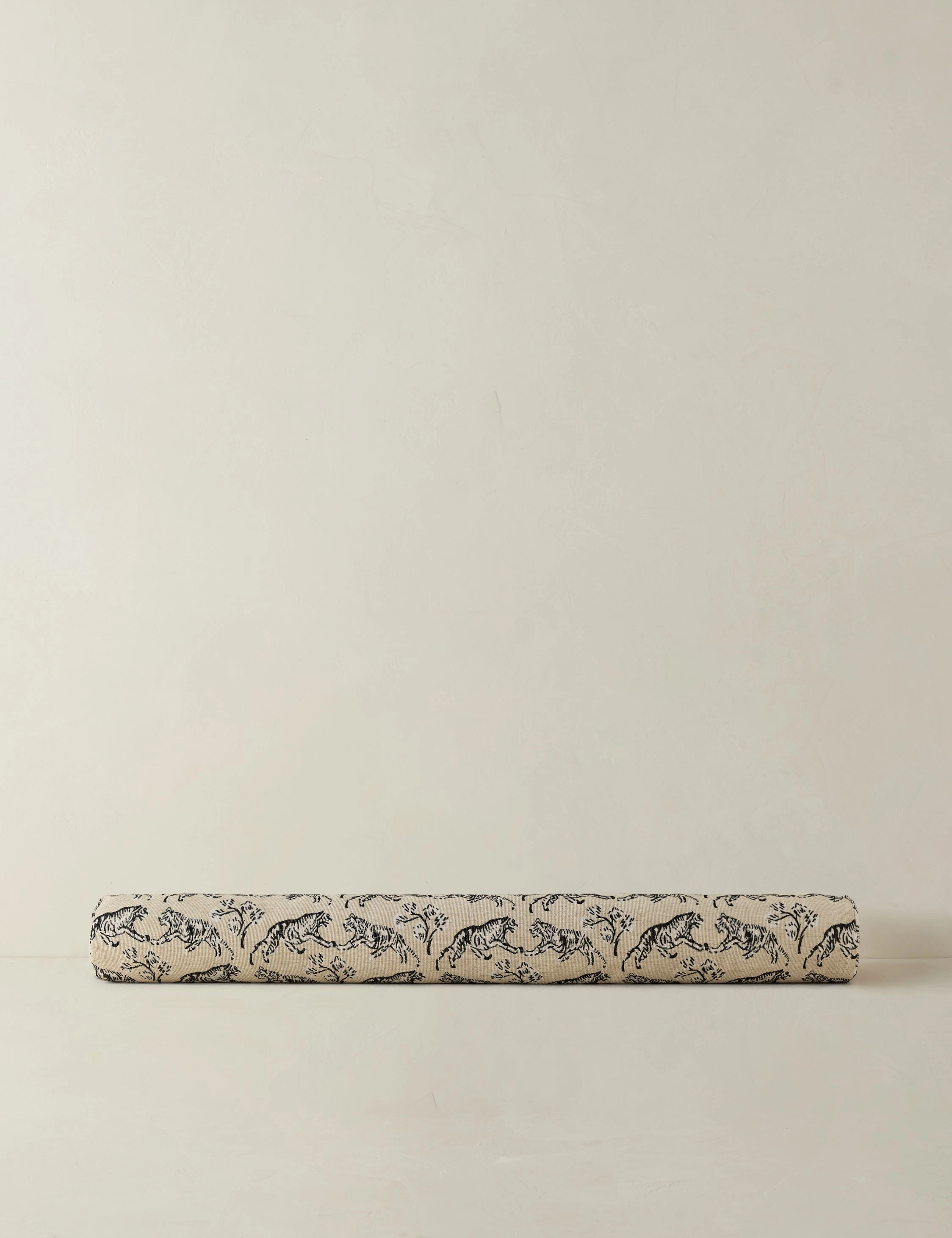 Tiger Jacquard Long Bolster Pillow by Sarah Sherman Samuel