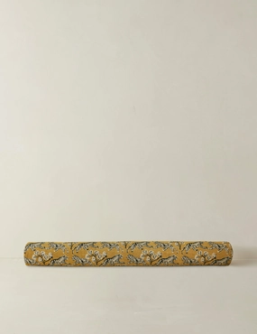 Tiger Jacquard Long Bolster Pillow by Sarah Sherman Samuelbedding sets ,throw blankets 