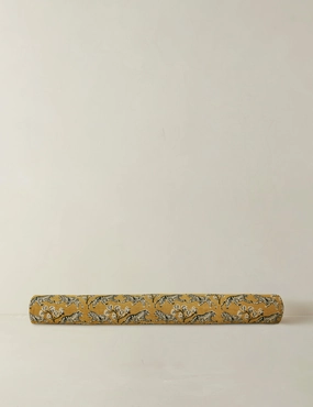 Tiger Jacquard Long Bolster Pillow by Sarah Sherman Samuelbedding sets ,throw blankets 