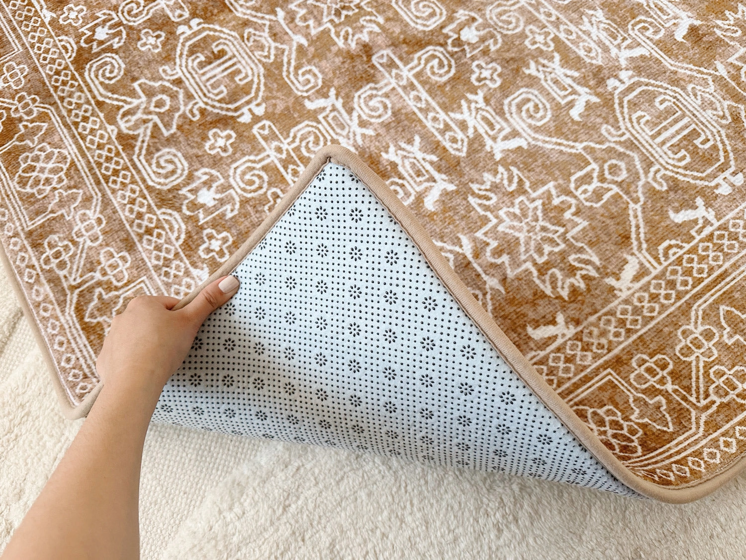 Tiki Brown Mustard Plush Rollie Pollie Playmat