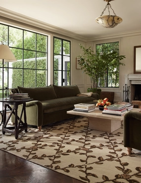 Tillar Hand-Knotted Wool Rug by Jake Arnoldmodern color block patchwork rug