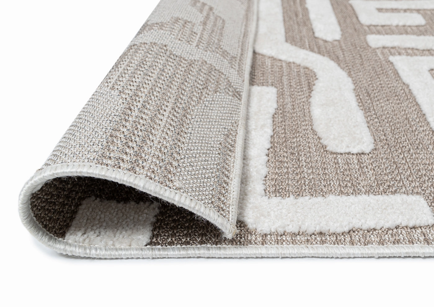 Tilly Beige and Ivory Tribal Indoor Outdoor Rug *NO RETURNS UNLESS FAULTY