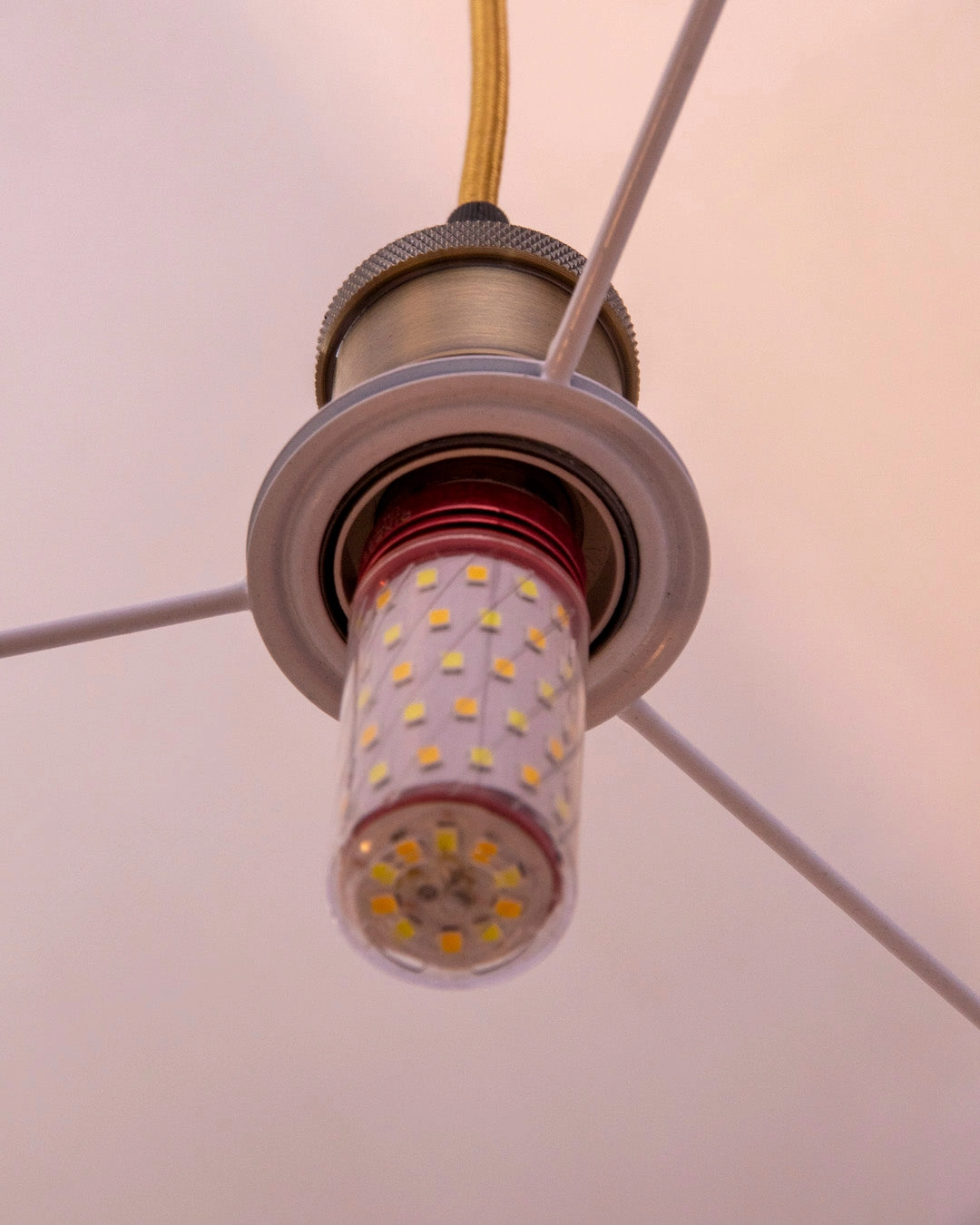 Timeless Floral Round Shade Pendant Light