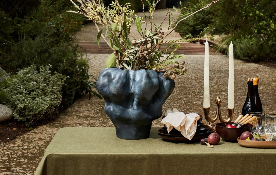 Timna Vase - Short - Aged Iron