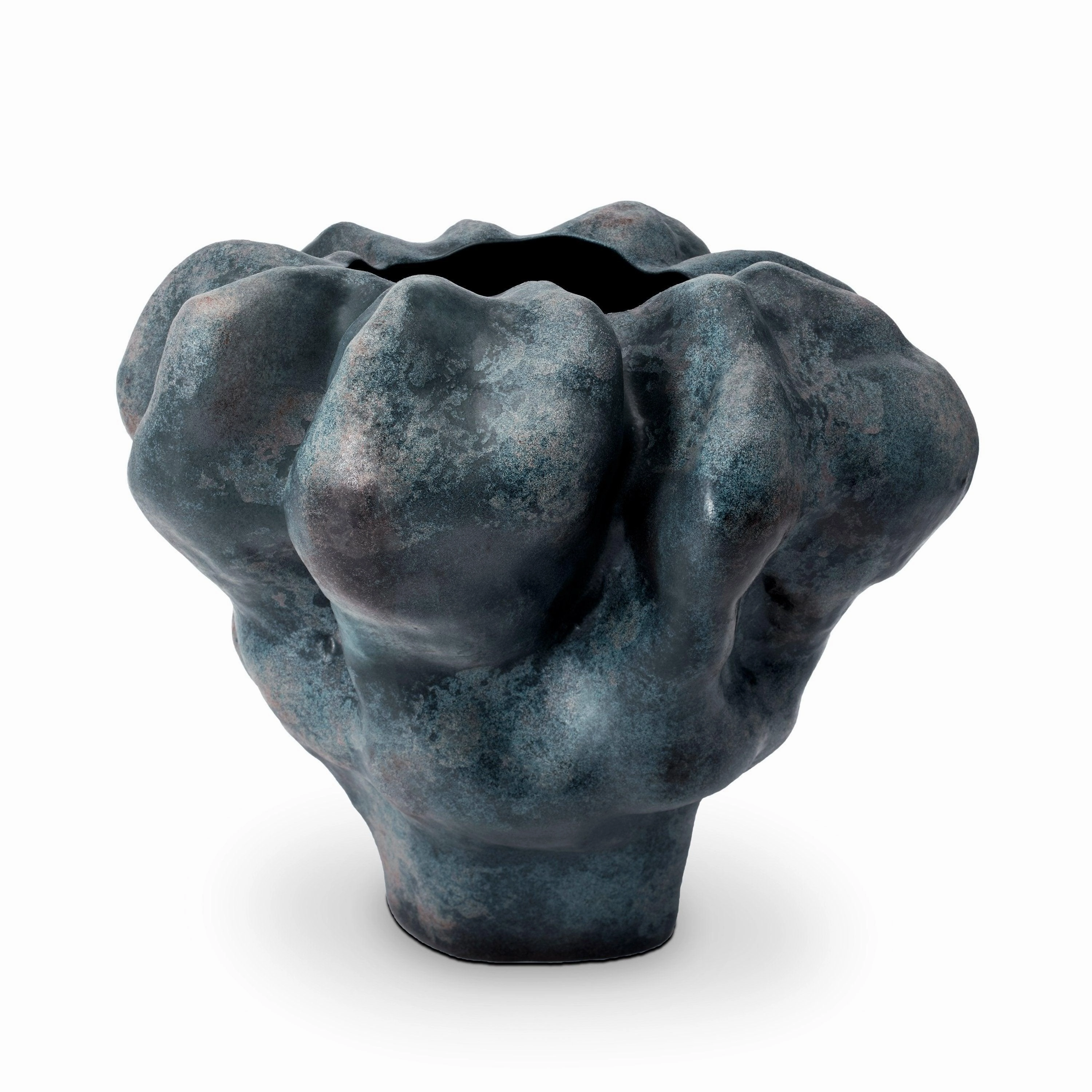 Timna Vase - Short - Aged Ironnordic minimalist vase