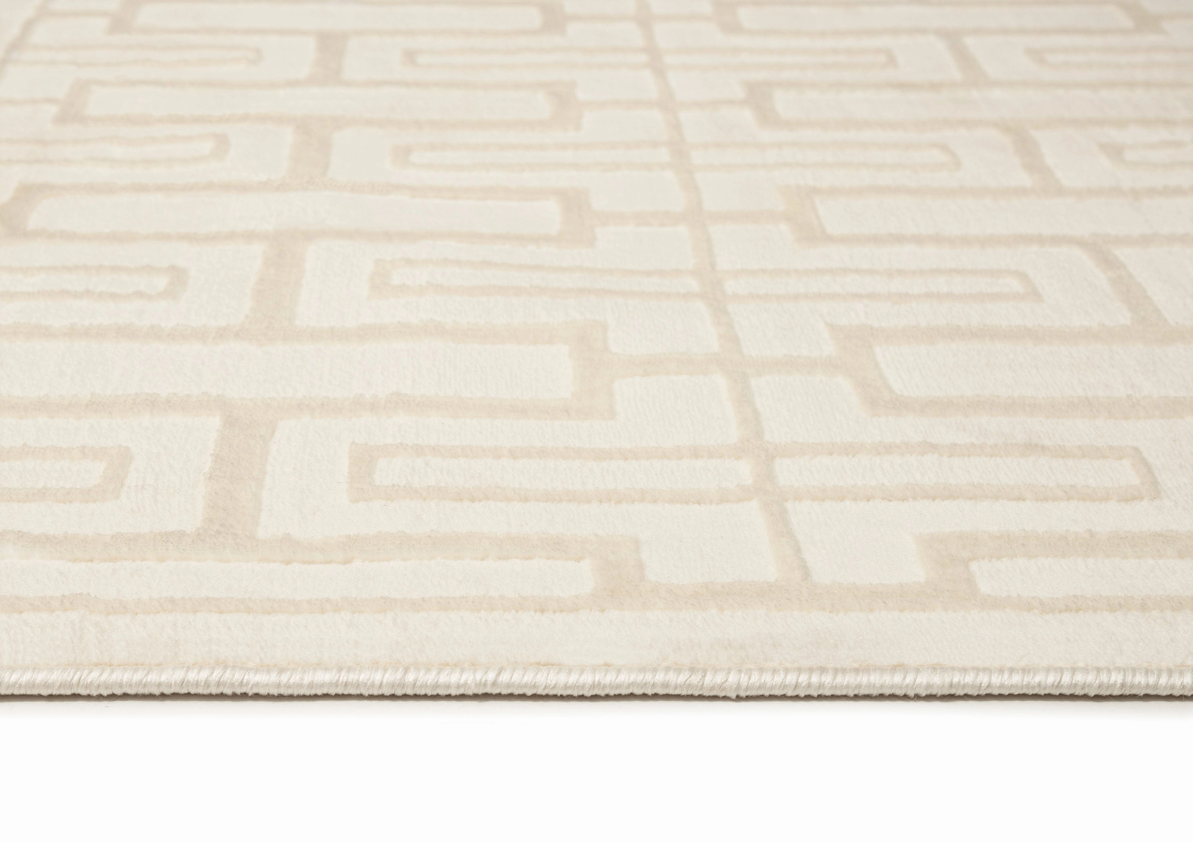 Tindouf Textured Neutral Washable Rug