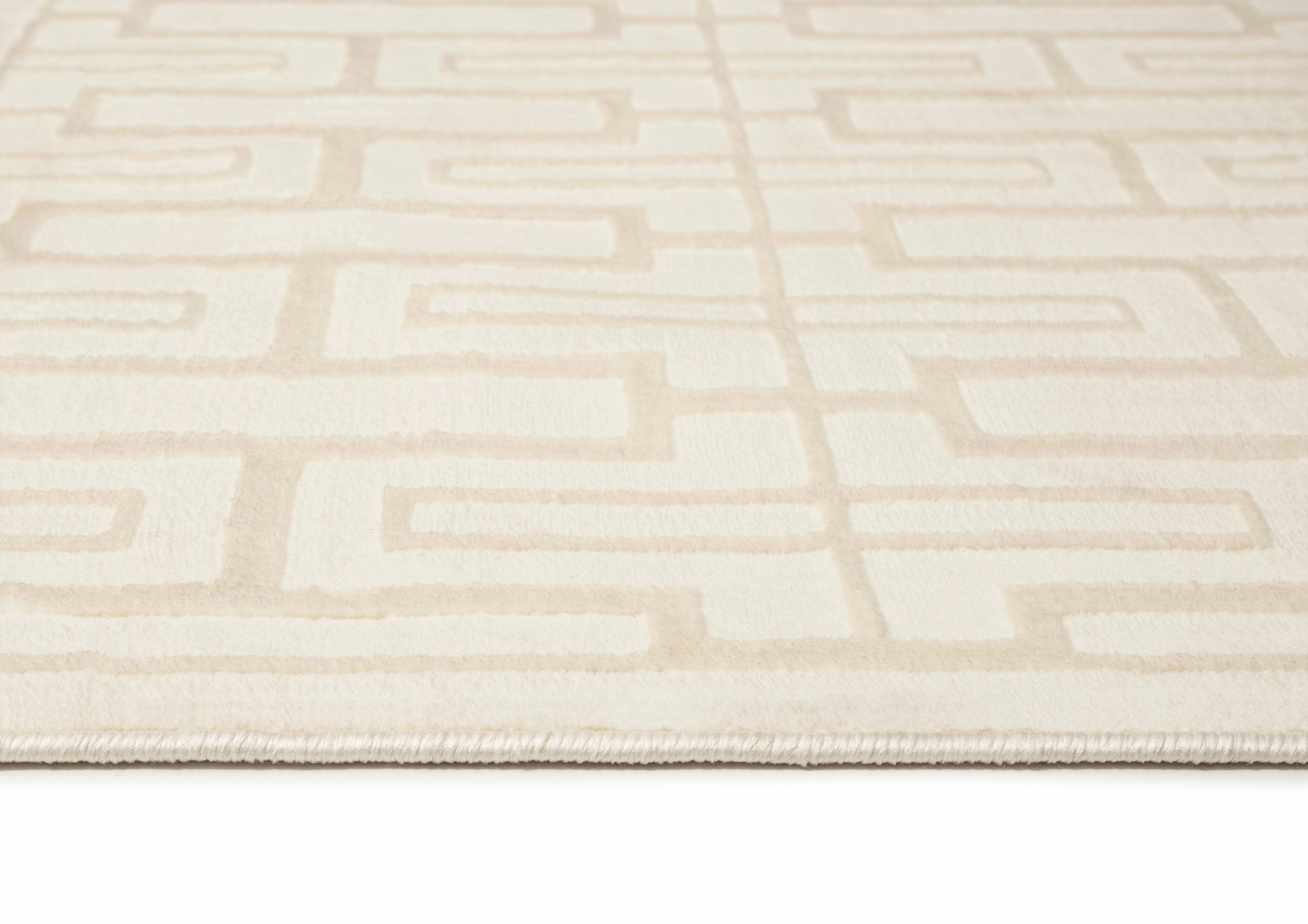 Tindouf Textured Neutral Washable Rug